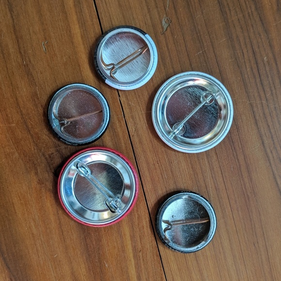 Food & Music Button Pin Collection - Picture 4 of 4